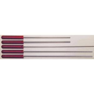 MICRO-POLISHED STAINLESS STEEL CLEANING ROD - 42" RIFLE, .22-.26 CALIBER