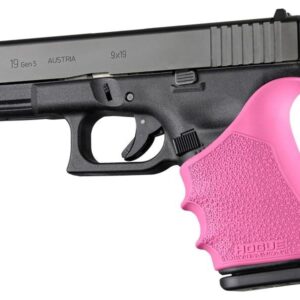 Hogue HandAll Beavertail Grip Sleeve Glock 19 23 32 38 Gen 1-2-5 Pink