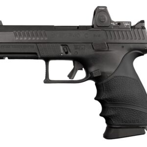 Hogue HandAll Beavertail Grip Sleeve CZ P-10 Compact 9mm - Black