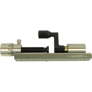 Wilson Stainless Case Trimmer Kit with Micro-Adjust Stop .50 Cal wtih 50 BMG Case Holder Stand and Clamp TiN Cutter