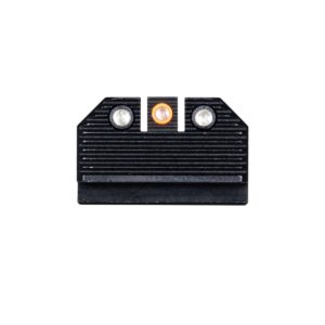 Night Fision Optics Ready Stealth Night Sight Set Orange Front Black Rear for Glock 43x MOS